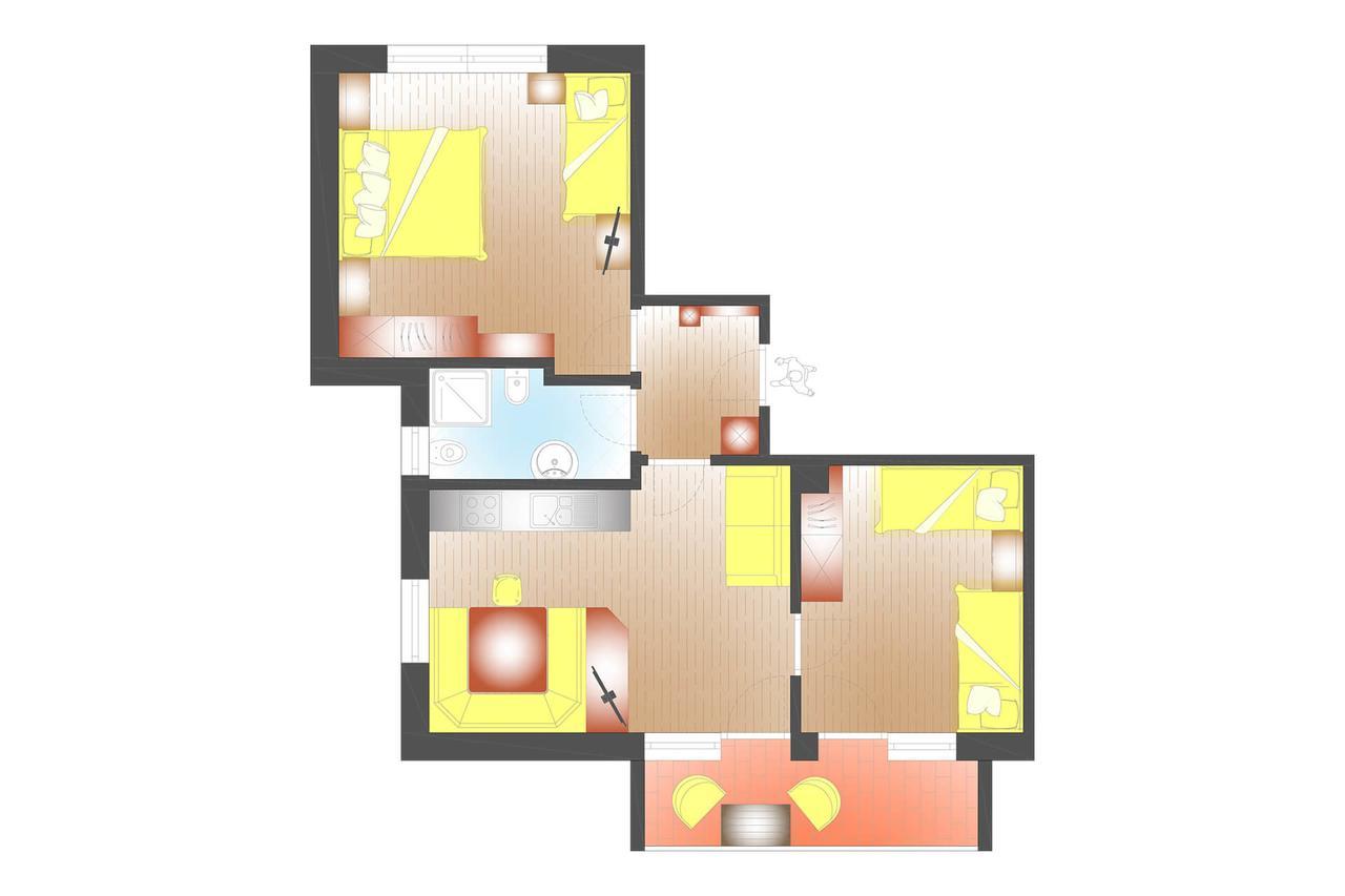 Cesa Sara Apartment Ortisei Luaran gambar